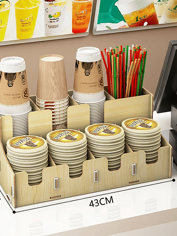 ☕ Organizador Multiuso para Cafetería, Cocina o Negocio – Orden Profesional en tu Espacio 26