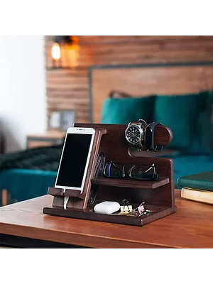 🔥🪵 ¡ORGANIZADOR MULTIFUNCIONAL DE ESCRITORIO DE MADERA PREMIUM! 🪵🔥