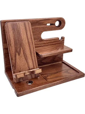 🔥🪵 ¡ORGANIZADOR MULTIFUNCIONAL DE ESCRITORIO DE MADERA PREMIUM! 🪵🔥