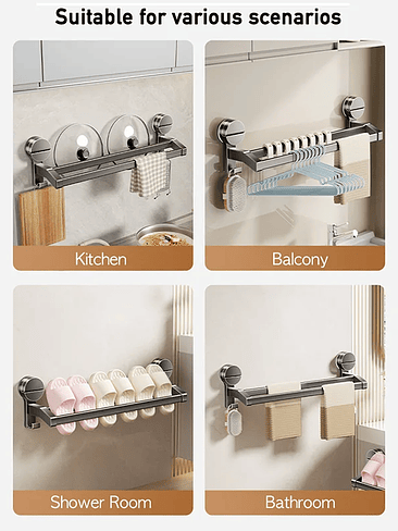 🛁✨ TOALLERO DE PARED ACERO INOXIDABLE – ELEGANCIA, RESISTENCIA Y FUNCIONALIDAD ✨🛁 5