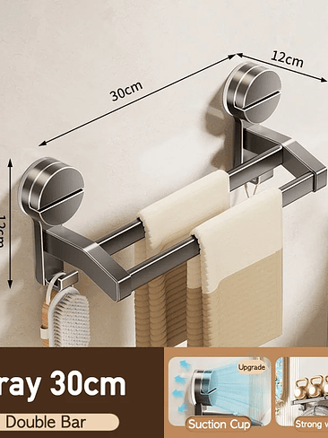 🛁✨ TOALLERO DE PARED ACERO INOXIDABLE – ELEGANCIA, RESISTENCIA Y FUNCIONALIDAD ✨🛁 8