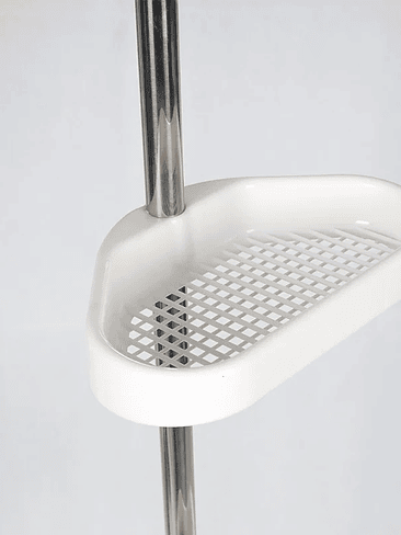 🛁✨ ¡¡¡REPISA ESQUINERA TELESCÓPICA MULTINIVEL – MÁXIMA ORGANIZACIÓN SIN PERFORAR!!! ✨🛁 2