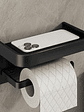 🖤 PORTARROLLO DE BAÑO MULTIFUNCIONAL CON REPISA SUPERIOR 🖤 - Miniatura 2