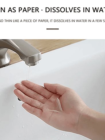 🧼✨ PORTA JABÓN CON LÁMINAS DE JABÓN INDIVIDUALES – 50 PIEZAS 4