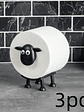 🐑 PORTA PAPEL HIGIÉNICO DISEÑO OVEJA DOBLE – ORIGINAL Y DECORATIVO - Miniatura 5