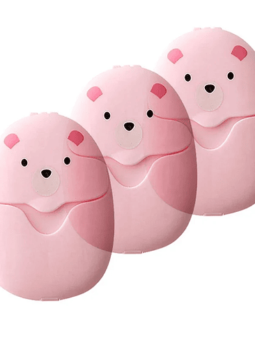 🧼✨ PORTA JABÓN CON LÁMINAS DE JABÓN INDIVIDUALES – 50 PIEZAS 7