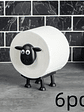 🐑 PORTA PAPEL HIGIÉNICO DISEÑO OVEJA DOBLE – ORIGINAL Y DECORATIVO - Miniatura 6