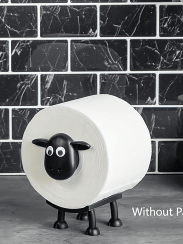 🐑 PORTA PAPEL HIGIÉNICO DISEÑO OVEJA DOBLE – ORIGINAL Y DECORATIVO 7