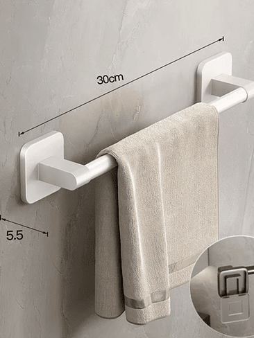 🚿 Toallero Adhesivo de Pared – ¡Instalación sin Perforaciones! 9