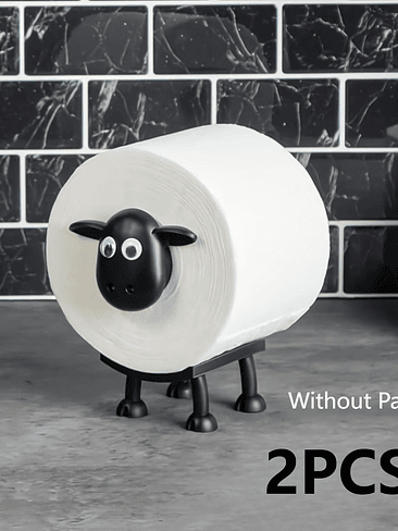 🐑 PORTA PAPEL HIGIÉNICO DISEÑO OVEJA DOBLE – ORIGINAL Y DECORATIVO 8