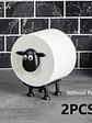 🐑 PORTA PAPEL HIGIÉNICO DISEÑO OVEJA DOBLE – ORIGINAL Y DECORATIVO - Miniatura 8