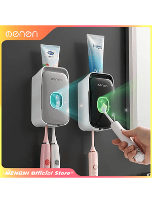 ⚡🧴 ¡¡¡DISPENSADOR AUTOMÁTICO DE PASTA DE DIENTES + ORGANIZADOR DE CEPILLOS – HIGIENE MODERNA Y SIN DESORDEN!!! 🧴⚡