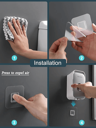 ⚡🧴 ¡¡¡DISPENSADOR AUTOMÁTICO DE PASTA DE DIENTES + ORGANIZADOR DE CEPILLOS – HIGIENE MODERNA Y SIN DESORDEN!!! 🧴⚡ 5