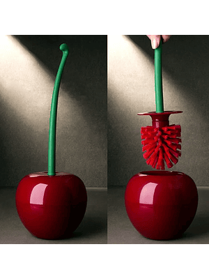 🔥🍒 ¡¡¡CEPILLO SANITARIO DISEÑO CEREZA 2 EN 1 – DECORACIÓN + LIMPIEZA EN UN SOLO PRODUCTO!!! 🍒🔥 🚽✨ Convierte tu baño en un espacio moderno, elegante y divertido con este innovador cepillo sanitari