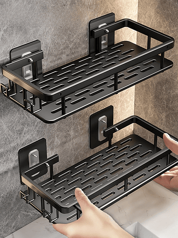 🛁🔥 ¡¡¡REPISA ORGANIZADORA DE BAÑO SIN PERFORACIÓN – RESISTENTE, MODERNA Y ULTRA PRÁCTICA!!! 🔥🛁 1