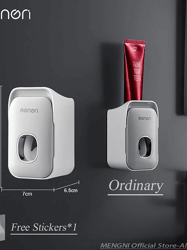 ⚡🧴 ¡¡¡DISPENSADOR AUTOMÁTICO DE PASTA DE DIENTES + ORGANIZADOR DE CEPILLOS – HIGIENE MODERNA Y SIN DESORDEN!!! 🧴⚡ 7