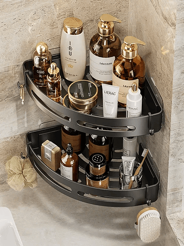 🛁✨ ¡¡¡REPISA ESQUINERA DOBLE DE BAÑO – MÁXIMA ORGANIZACIÓN CON ESTILO PREMIUM!!! ✨🛁 3