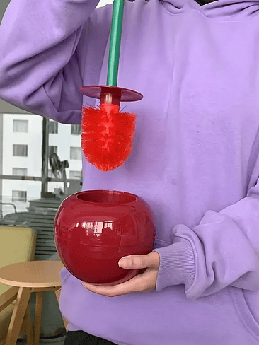 🔥🍒 ¡¡¡CEPILLO SANITARIO DISEÑO CEREZA 2 EN 1 – DECORACIÓN + LIMPIEZA EN UN SOLO PRODUCTO!!! 🍒🔥 🚽✨ Convierte tu baño en un espacio moderno, elegante y divertido con este innovador cepillo sanitari 4