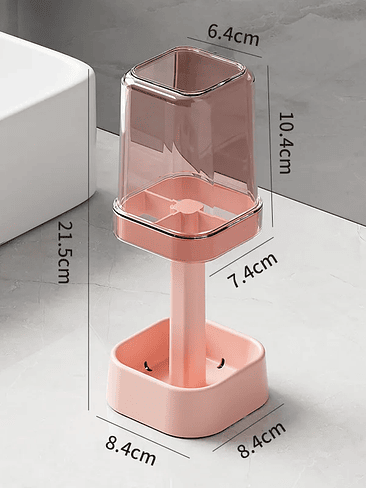 🦷 DISPENSADOR AUTOMÁTICO DE PASTA DENTAL + PORTA CEPILLOS SQUARE 9