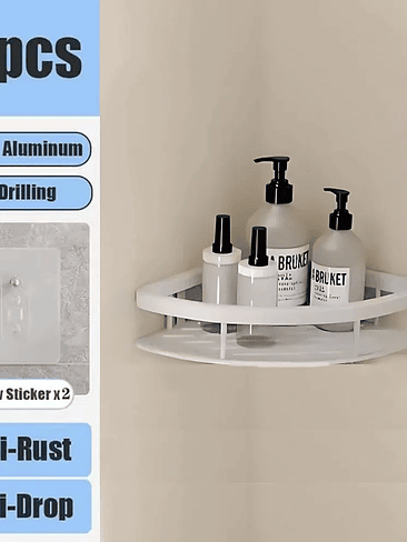 🛁🔥 ¡¡¡REPISA ORGANIZADORA DE BAÑO SIN PERFORACIÓN – RESISTENTE, MODERNA Y ULTRA PRÁCTICA!!! 🔥🛁 21