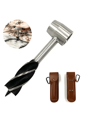 🛠️ HERRAMIENTA MULTIFUNCIONAL CON FUNDA DE CUERO – SET PROFESIONAL 🛠️