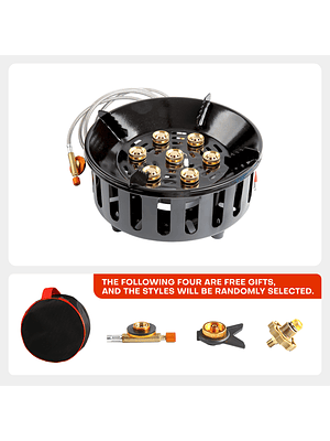 🔥 COCINILLA A GAS PORTÁTIL MULTI QUEMADORES – POTENCIA PROFESIONAL PARA TUS AVENTURAS