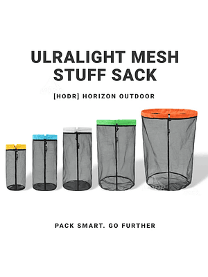 🏕️ ULTRALIGHT MESH STUFF SACK – ORGANIZA, RESPIRA Y VIAJA MÁS LIVIANO