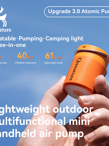🔥 BOMBA DE AIRE PORTÁTIL QUNATURE 3.0 – ULTRACOMPACTA Y POTENTE 🔥 1