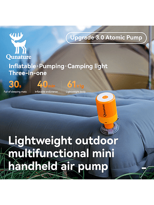 🔥 BOMBA DE AIRE PORTÁTIL QUNATURE 3.0 – ULTRACOMPACTA Y POTENTE 🔥