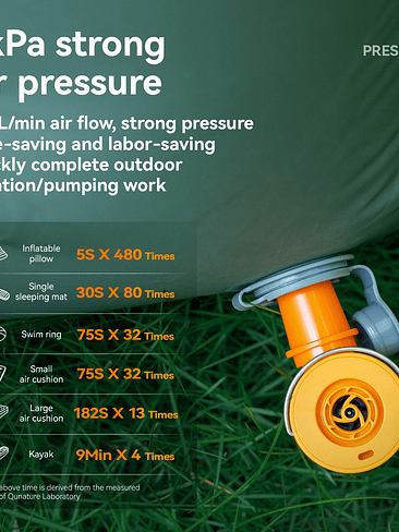 🔥 BOMBA DE AIRE PORTÁTIL QUNATURE 3.0 – ULTRACOMPACTA Y POTENTE 🔥 4