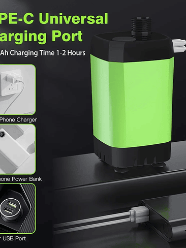 🚿 DUCHA PORTÁTIL ELÉCTRICA RECARGABLE CON PANTALLA DIGITAL 5