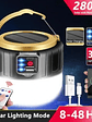 🔆 LÁMPARA SOLAR PORTÁTIL CON POWER BANK Y DISPLAY DIGITAL 🔆 - Miniatura 7