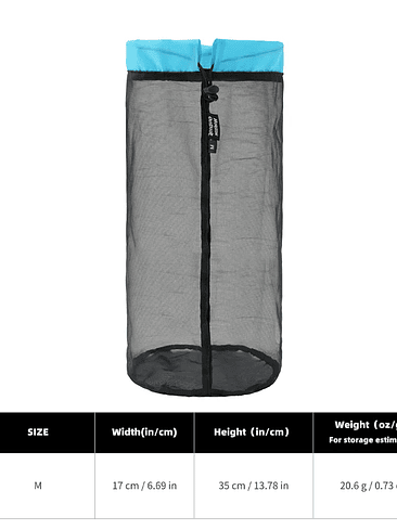 🏕️ ULTRALIGHT MESH STUFF SACK – ORGANIZA, RESPIRA Y VIAJA MÁS LIVIANO 10