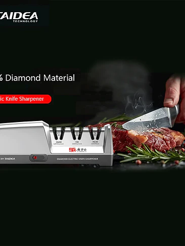 🔥🔪 ¡AFILADOR ELÉCTRICO DE CUCHILLOS DIAMOND PRO TAIDEA! 🔪🔥 1