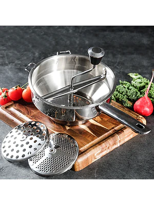 🔥🥔 ¡PRENSA / PASAPURÉ DE ACERO INOXIDABLE MULTIFUNCIONAL! 🥔🔥