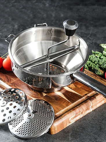 🔥🥔 ¡PRENSA / PASAPURÉ DE ACERO INOXIDABLE MULTIFUNCIONAL! 🥔🔥 2