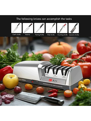 🔥🔪 ¡AFILADOR ELÉCTRICO DE CUCHILLOS DIAMOND PRO TAIDEA! 🔪🔥