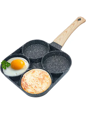 🔥🍳 ¡SARTÉN MULTIFUNCIONAL ANTIADHERENTE 4 EN 1! 🍳🔥