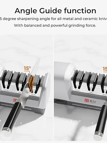 🔥🔪 ¡AFILADOR ELÉCTRICO DE CUCHILLOS DIAMOND PRO TAIDEA! 🔪🔥 4