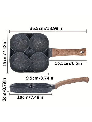 🔥🍳 ¡SARTÉN MULTIFUNCIONAL ANTIADHERENTE 4 EN 1! 🍳🔥