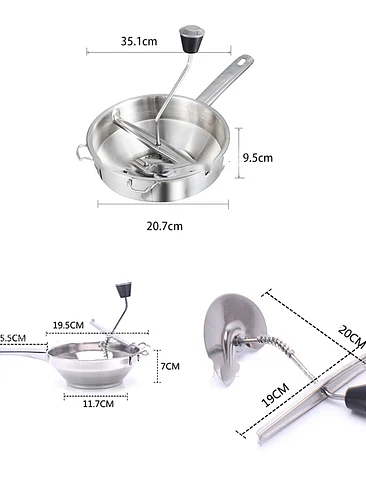 🔥🥔 ¡PRENSA / PASAPURÉ DE ACERO INOXIDABLE MULTIFUNCIONAL! 🥔🔥 6