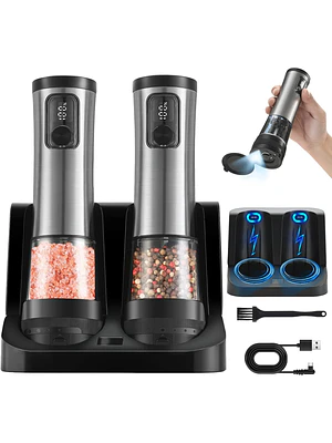 🔥✨Molino Eléctrico de Sal y Pimienta Recargable Premium🔥✨