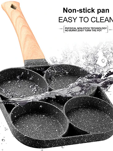 🔥🍳 ¡SARTÉN MULTIFUNCIONAL ANTIADHERENTE 4 EN 1! 🍳🔥 4