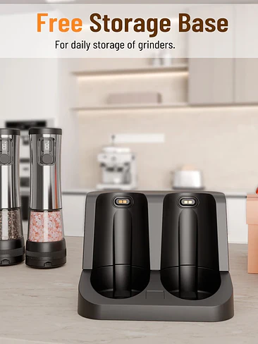 🔥✨Molino Eléctrico de Sal y Pimienta Recargable Premium🔥✨ 4