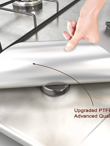 🔥🛡️ ¡PROTECTOR DE COCINA ANTIGRASA REUTILIZABLE PREMIUM! (GRIS & NEGRO) 🛡️🔥 3
