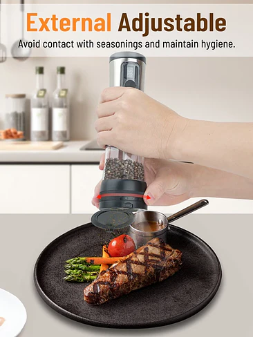 🔥✨Molino Eléctrico de Sal y Pimienta Recargable Premium🔥✨ 5