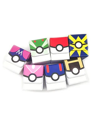 🎴⚡ PORTA CARTAS TCG ESTILO POKEBALL – MINI CARPETA PROTECTORA PARA CARTAS ⚡🎴