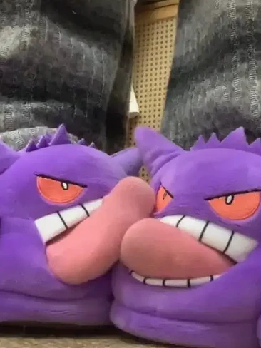 👻💜 PANTUFLAS GENGAR – EL MÁS TRAVIESO Y DIVERTIDO 💜👻 2