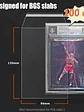 Card Sleeves 100pcs Graded Card Sleeves Resalable Card Sleeves for PSA Sports Cards Slabs Baseball Football Gaming BGS Collector - Miniatura 8