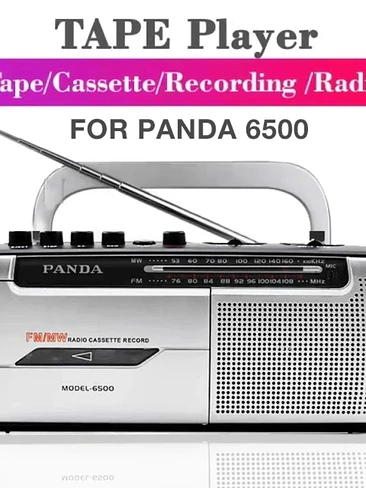 📻 ¡REPRODUCTOR DE CASSETTE, GRABADOR Y RADIO MULTIBANDA PANDA 6500! 📼✨ 1